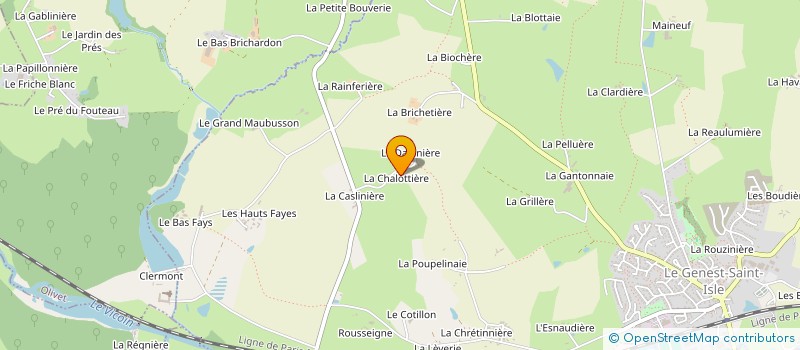 localisation de l'entreprise MONSIEUR CLAUDE SORIN à LE GENEST-SAINT-ISLE