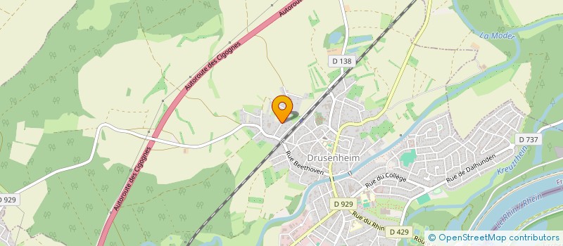 localisation de l'entreprise MONSIEUR CLAUDE SORNAY  DRUSENHEIM