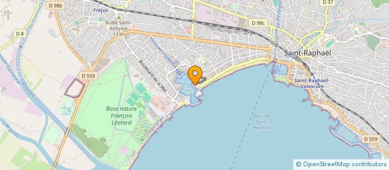 localisation de l'entreprise MONSIEUR CLAUDE SOUBIROUS à FREJUS