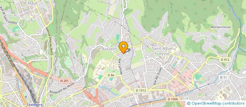 localisation de l'entreprise MONSIEUR CLAUDE SOUCHARD  BASSENS