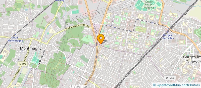 localisation de l'entreprise MONSIEUR CLAUDE SOUDAIN  SARCELLES