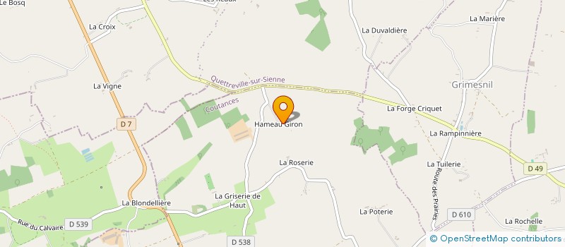 localisation de l'entreprise MONSIEUR CLAUDE SOULAS à LENGRONNE
