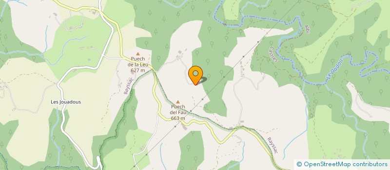 localisation de l'entreprise MONSIEUR CLAUDE SOULET  RAYSSAC