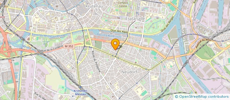 localisation de l'entreprise MONSIEUR CLAUDE SPENGLER à STRASBOURG