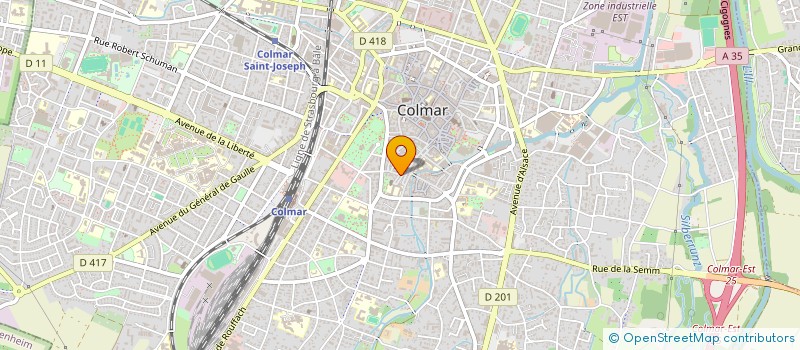 localisation de l'entreprise MONSIEUR CLAUDE SPINDLER  COLMAR