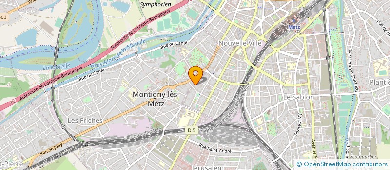 localisation de l'entreprise MONSIEUR CLAUDE SPITZNAGEL  METZ