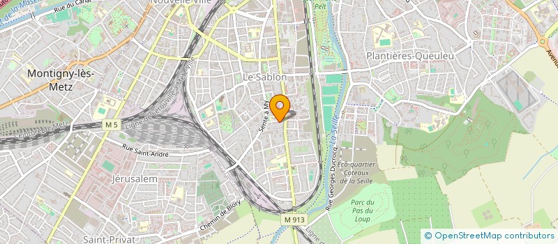 localisation de l'entreprise MONSIEUR CLAUDE STEFANSKI  METZ