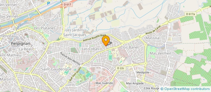 localisation de l'entreprise MONSIEUR CLAUDE SUDRIES à PERPIGNAN