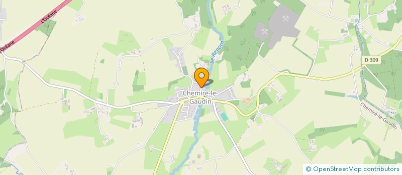 localisation de l'entreprise MONSIEUR CLAUDE SUHARD  CHEMIRE-LE-GAUDIN