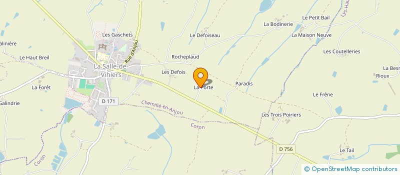 localisation de l'entreprise MONSIEUR CLAUDE SUIRE  CHEMILLE-EN-ANJOU