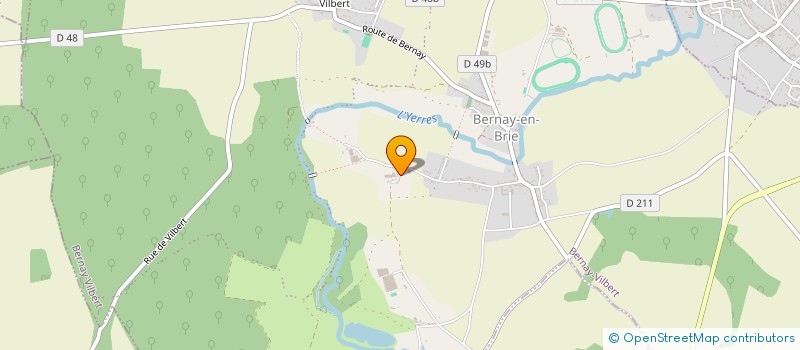 localisation de l'entreprise MONSIEUR CLAUDE SURAT  BERNAY-VILBERT
