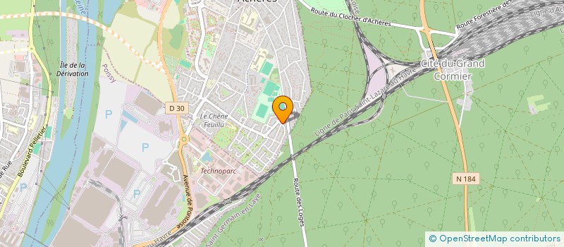 localisation de l'entreprise MONSIEUR CLAUDE SYLVANIE  ACHERES