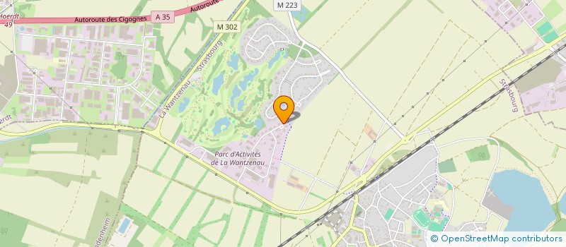 localisation de l'entreprise MONSIEUR CLAUDE SZEFNER  LA WANTZENAU