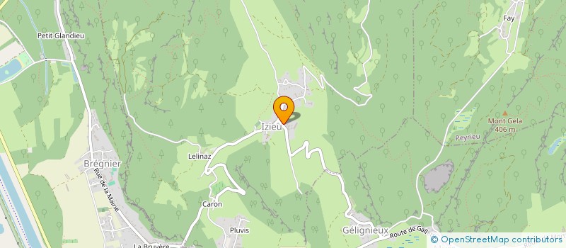 localisation de l'entreprise MONSIEUR CLAUDE TABORI  IZIEU