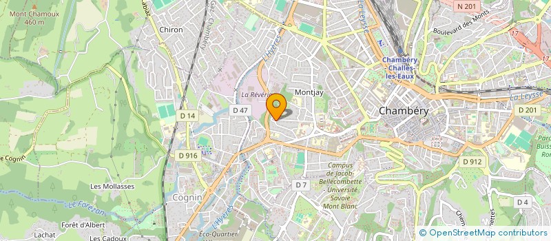 localisation de l'entreprise MONSIEUR CLAUDE TACCONELLI  CHAMBERY