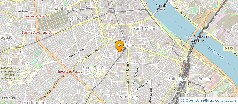 localisation de l'entreprise MONSIEUR CLAUDE TAILLENTOU à BORDEAUX
