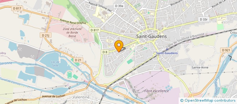 localisation de l'entreprise MONSIEUR CLAUDE TAJAN  SAINT-GAUDENS