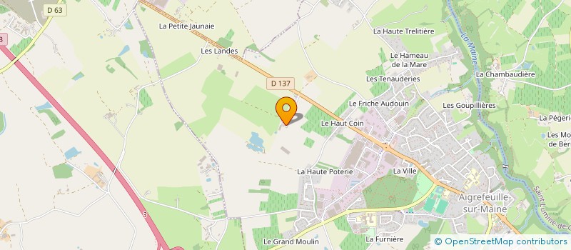 localisation de l'entreprise MONSIEUR CLAUDE TARABAY à AIGREFEUILLE-SUR-MAINE