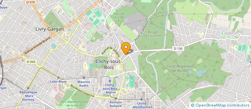 localisation de l'entreprise MONSIEUR CLAUDE TARADE à CLICHY-SOUS-BOIS