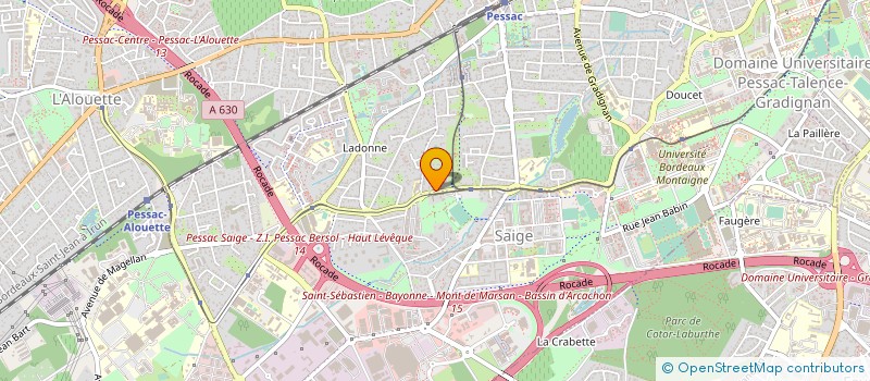 localisation de l'entreprise MONSIEUR CLAUDE TAUDIN  PESSAC