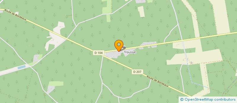 localisation de l'entreprise MONSIEUR CLAUDE TECHOUEYRES  CARCANS