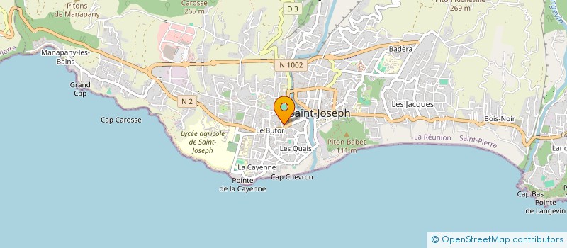 localisation de l'entreprise MONSIEUR CLAUDE TELEGONE à SAINT-JOSEPH