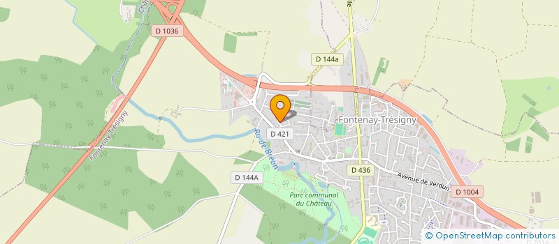 localisation de l'entreprise MONSIEUR CLAUDE TERNEUS  FONTENAY-TRESIGNY