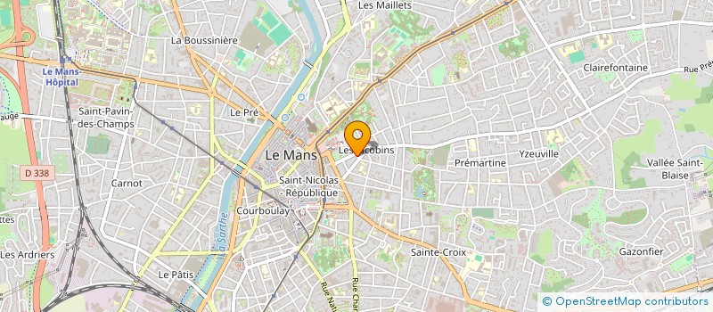 localisation de l'entreprise MONSIEUR CLAUDE TERREAU  LE MANS