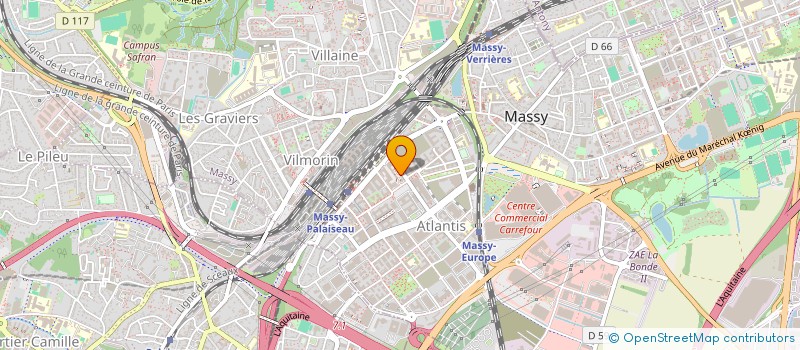 localisation de l'entreprise MONSIEUR CLAUDE TESSIER  MASSY