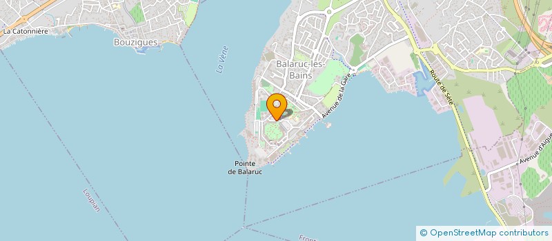 localisation de l'entreprise MONSIEUR CLAUDE TETARD  BALARUC-LES-BAINS