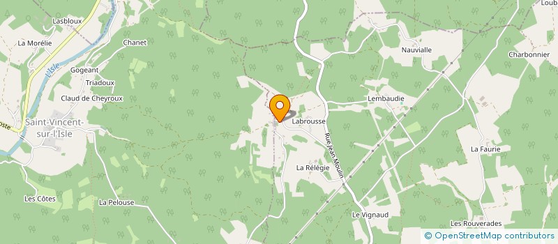 localisation de l'entreprise MONSIEUR CLAUDE TEXEREAU  CUBJAC-AUVEZERE-VAL D'ANS