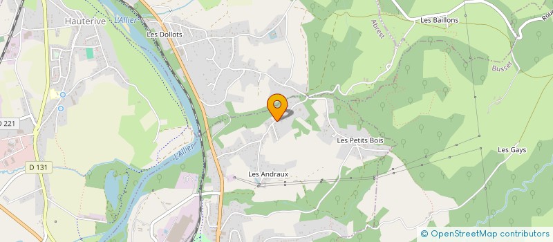 localisation de l'entreprise MONSIEUR CLAUDE TEYSSIER  SAINT-YORRE