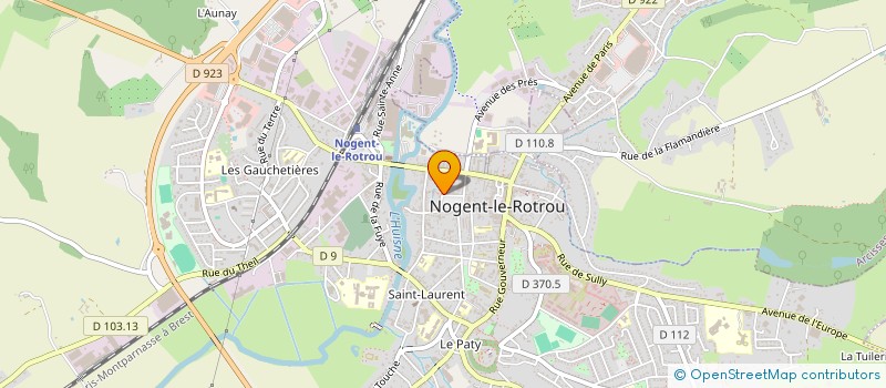 localisation de l'entreprise MONSIEUR CLAUDE THENAISIE à NOGENT LE ROTROU