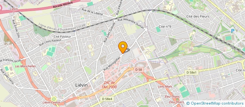 localisation de l'entreprise MONSIEUR CLAUDE THERY  LIEVIN