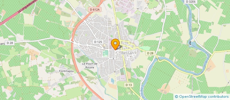 localisation de l'entreprise MONSIEUR CLAUDE THEVENET  BESSAN