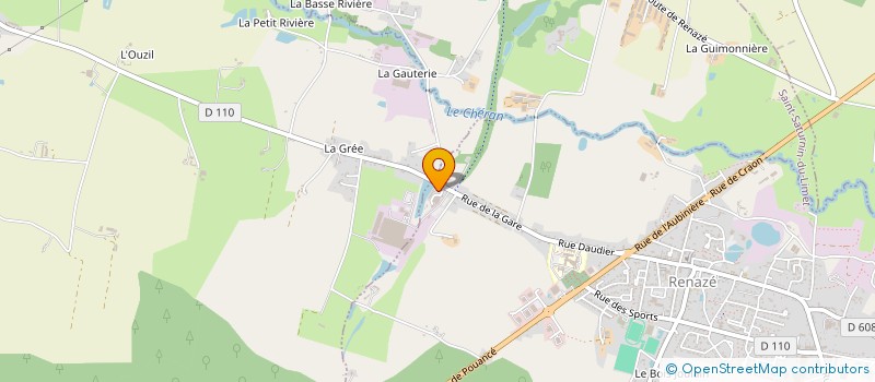 localisation de l'entreprise MONSIEUR CLAUDE THIREAU à RENAZE