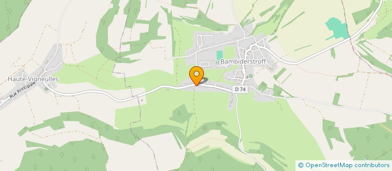 localisation de l'entreprise MONSIEUR CLAUDE THIRIET  BAMBIDERSTROFF