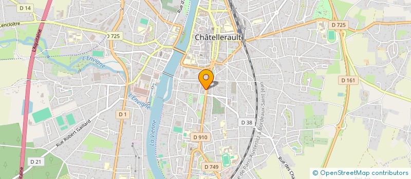 localisation de l'entreprise MONSIEUR CLAUDE THOIREY à CHATELLERAULT