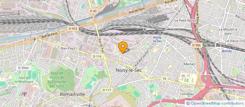 localisation de l'entreprise MONSIEUR CLAUDE THOMASSIN à NOISY-LE-SEC