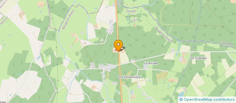 localisation de l'entreprise MONSIEUR CLAUDE THOMASSIN DE MONTBEL à BAUGE-EN-ANJOU