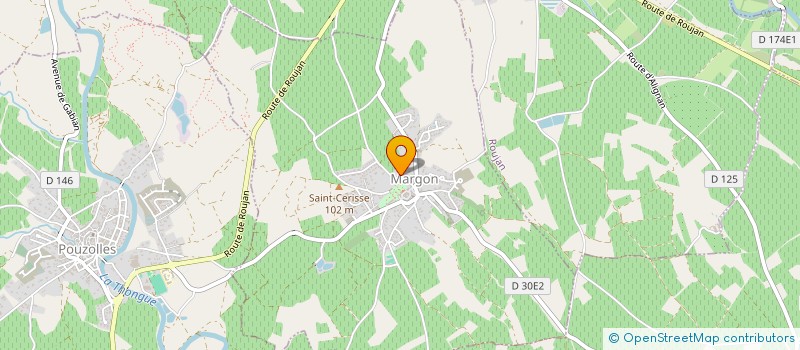 localisation de l'entreprise MONSIEUR CLAUDE THUILLIER  MARGON