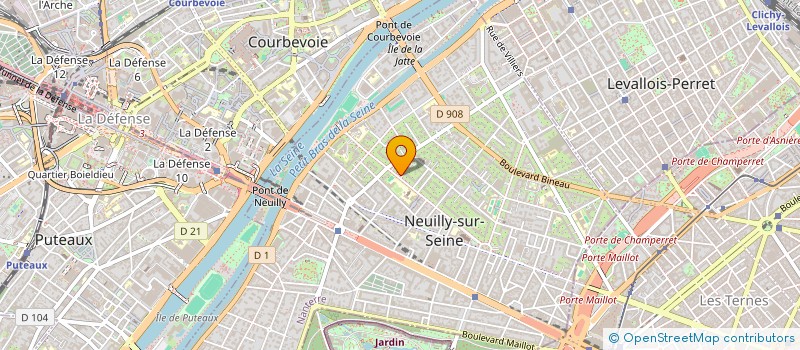 localisation de l'entreprise MONSIEUR CLAUDE THUREL à NEUILLY-SUR-SEINE