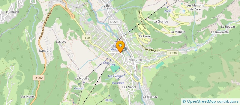 localisation de l'entreprise MONSIEUR CLAUDE TISSOT  MORZINE