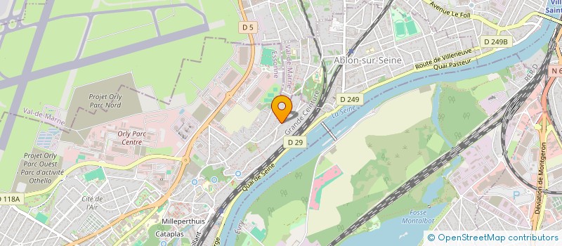 localisation de l'entreprise MONSIEUR CLAUDE TISSOT à ATHIS MONS