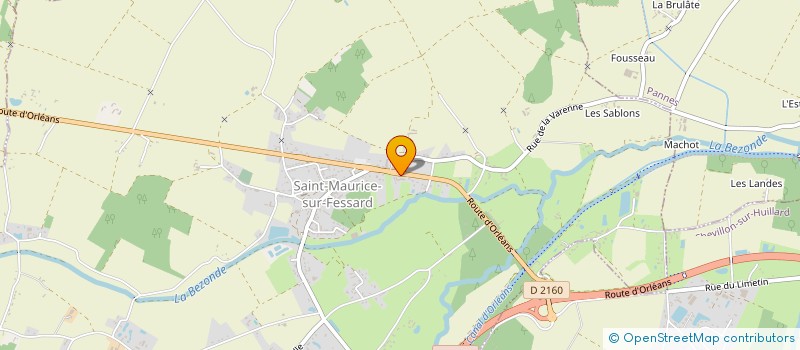 localisation de l'entreprise MONSIEUR CLAUDE TOTEREAU  SAINT-MAURICE-SUR-FESSARD