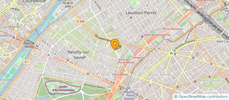 localisation de l'entreprise MONSIEUR CLAUDE TOUBIANA à NEUILLY-SUR-SEINE