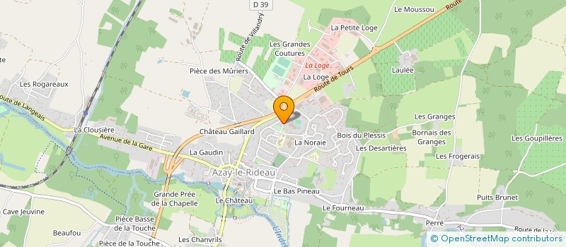 localisation de l'entreprise MONSIEUR CLAUDE TOUCHARD à AZAY-LE-RIDEAU