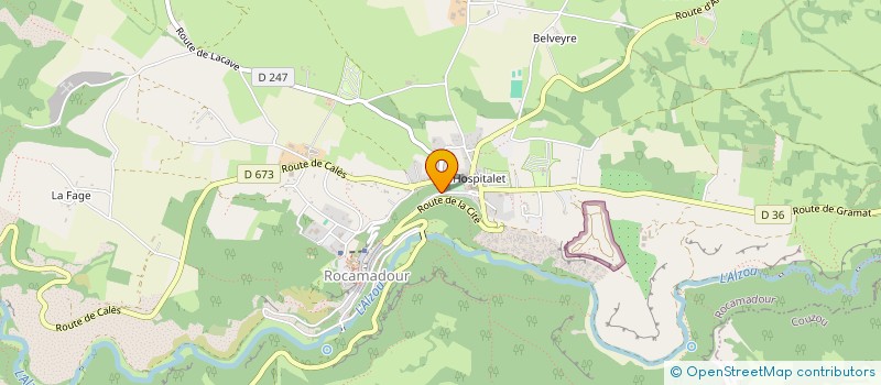 localisation de l'entreprise MONSIEUR CLAUDE TOURNIE  ROCAMADOUR