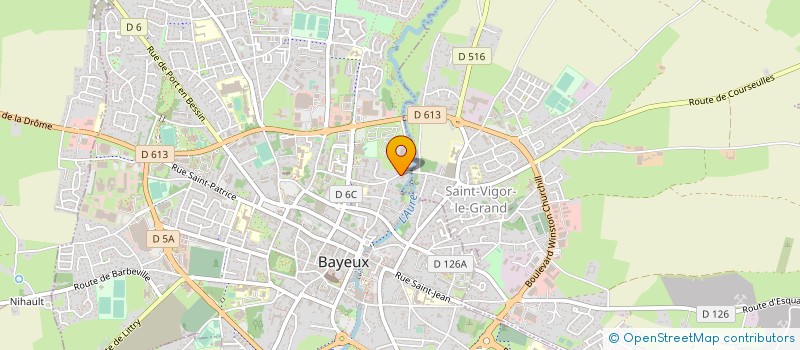 localisation de l'entreprise MONSIEUR CLAUDE TOUTAIN  BAYEUX