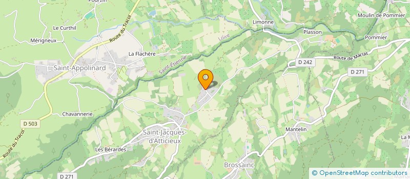 localisation de l'entreprise MONSIEUR CLAUDE TREMOULHEAC à SAINT-JACQUES-D ATTICIEUX